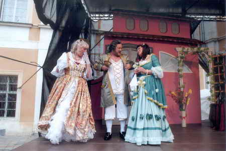 Foto z představení Casanova a spodní prádlo. Divadlo M.